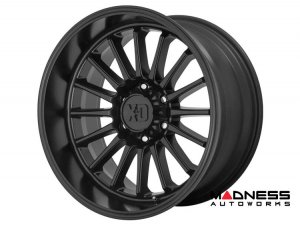 Jeep Custom Wheels (1) - XD - Whiplash - 20"x10" - Satin Black